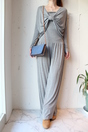DOUBLE STANDARD　CLOTHING（ダブルスタンダードクロージング）REAL RAYON SPANリボンボレロ/   3802031 /グレー/【送料無料】画像